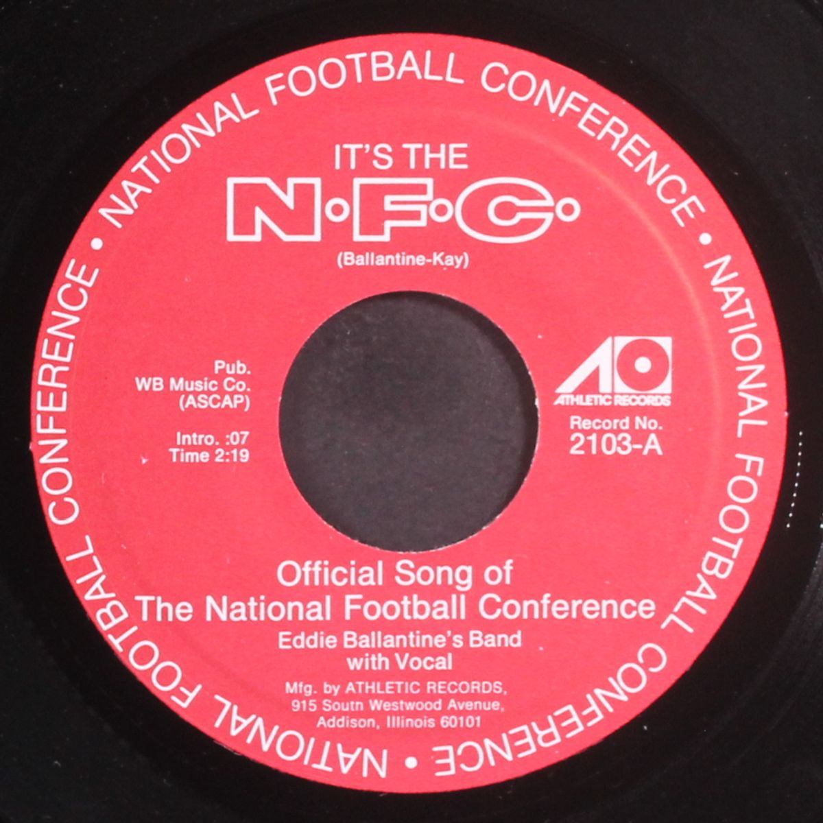 san fancisco 49'ers fight song / it's the n.f.c. by EDDIE BALLANTINE
