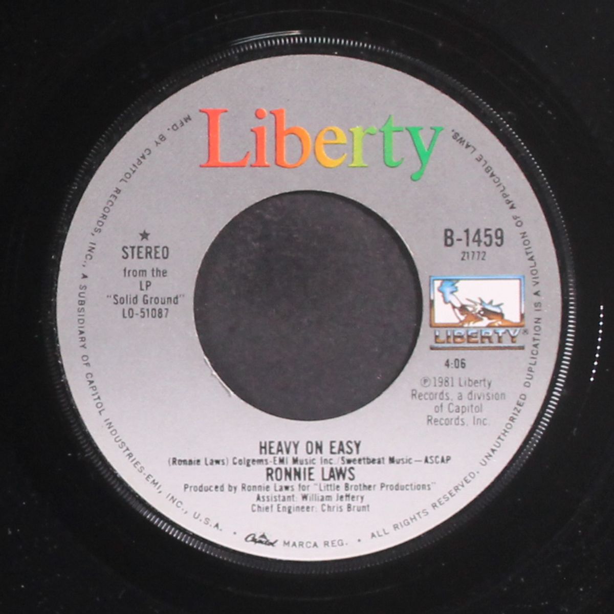 heavy on easy by RONNIE LAWS