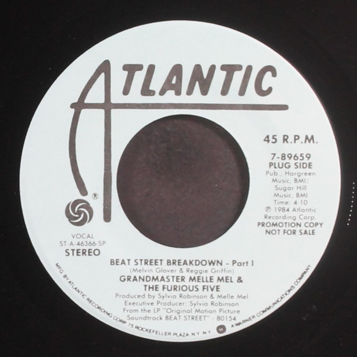 beat street breakdown by GRANDMASTER MELLE MEL & FURIOUS FIVE