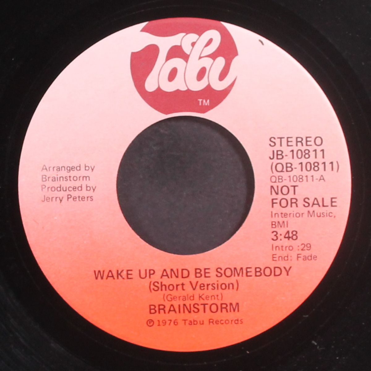 wake up and be somebody by BRAINSTORM