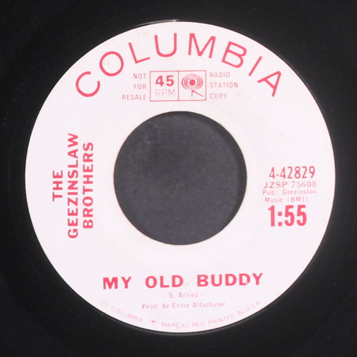 my old buddy by GEEZINSLAW BROTHERS