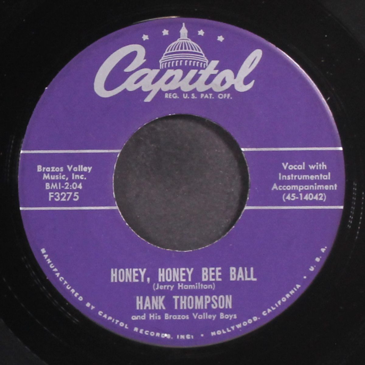don't take it out on me by HANK THOMPSON