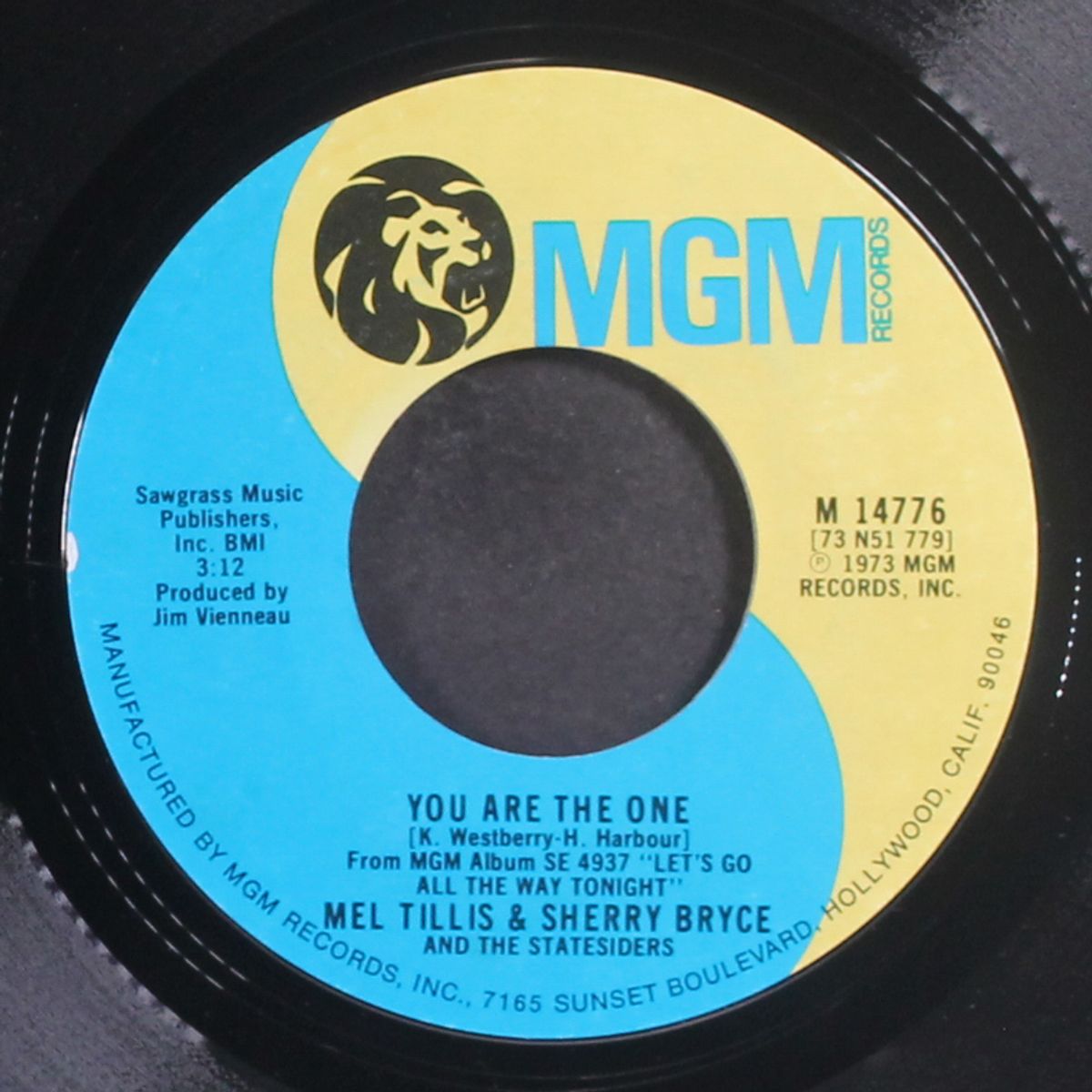 you are the one by MEL TILLIS & SHERRY BRYCE