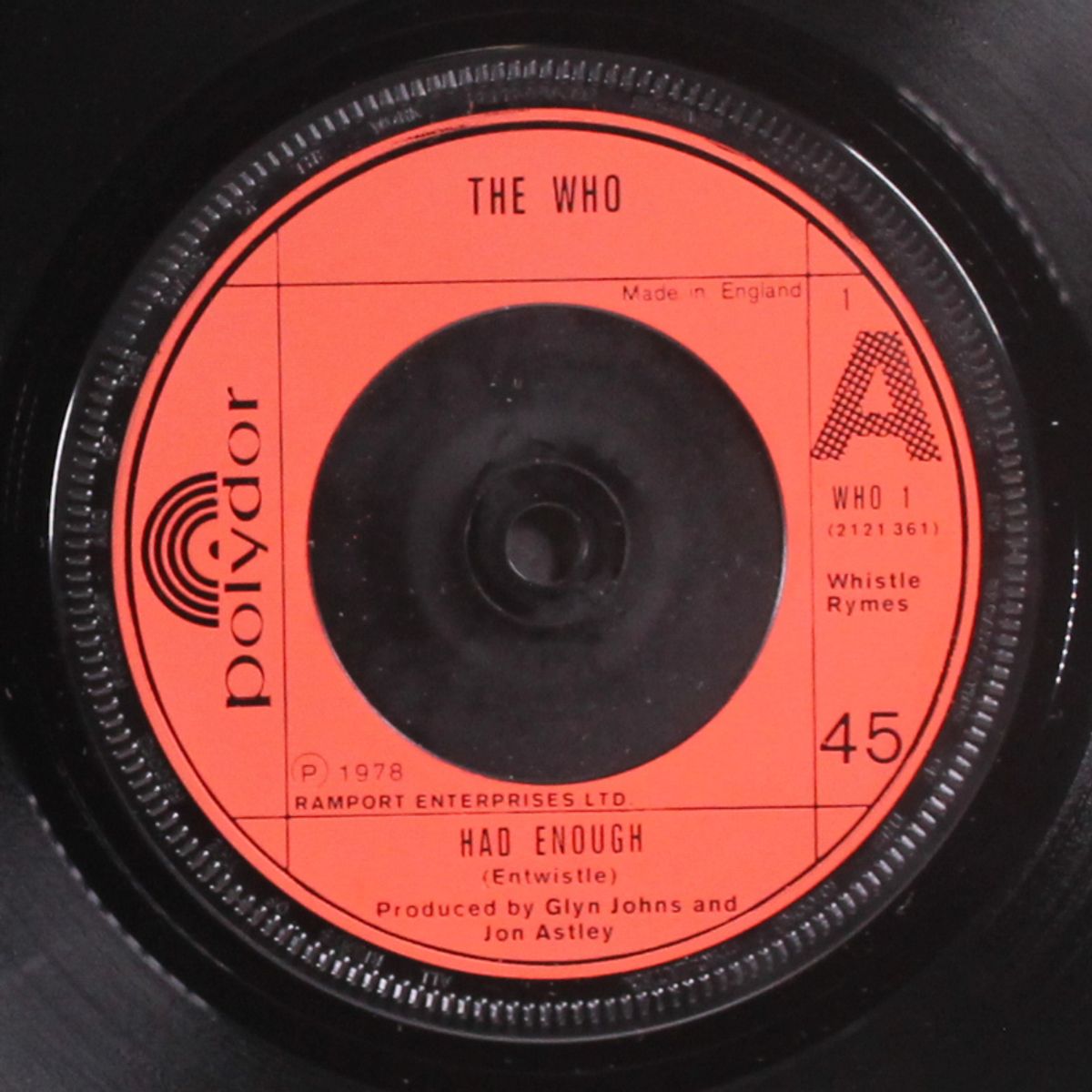 who are you / had enough by WHO