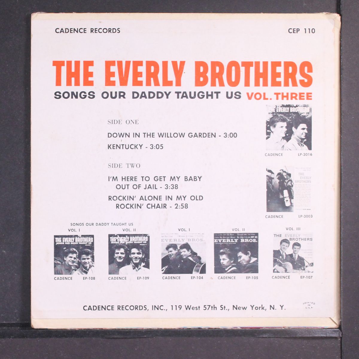 songs our daddy taught us, vol. 3 by EVERLY BROTHERS