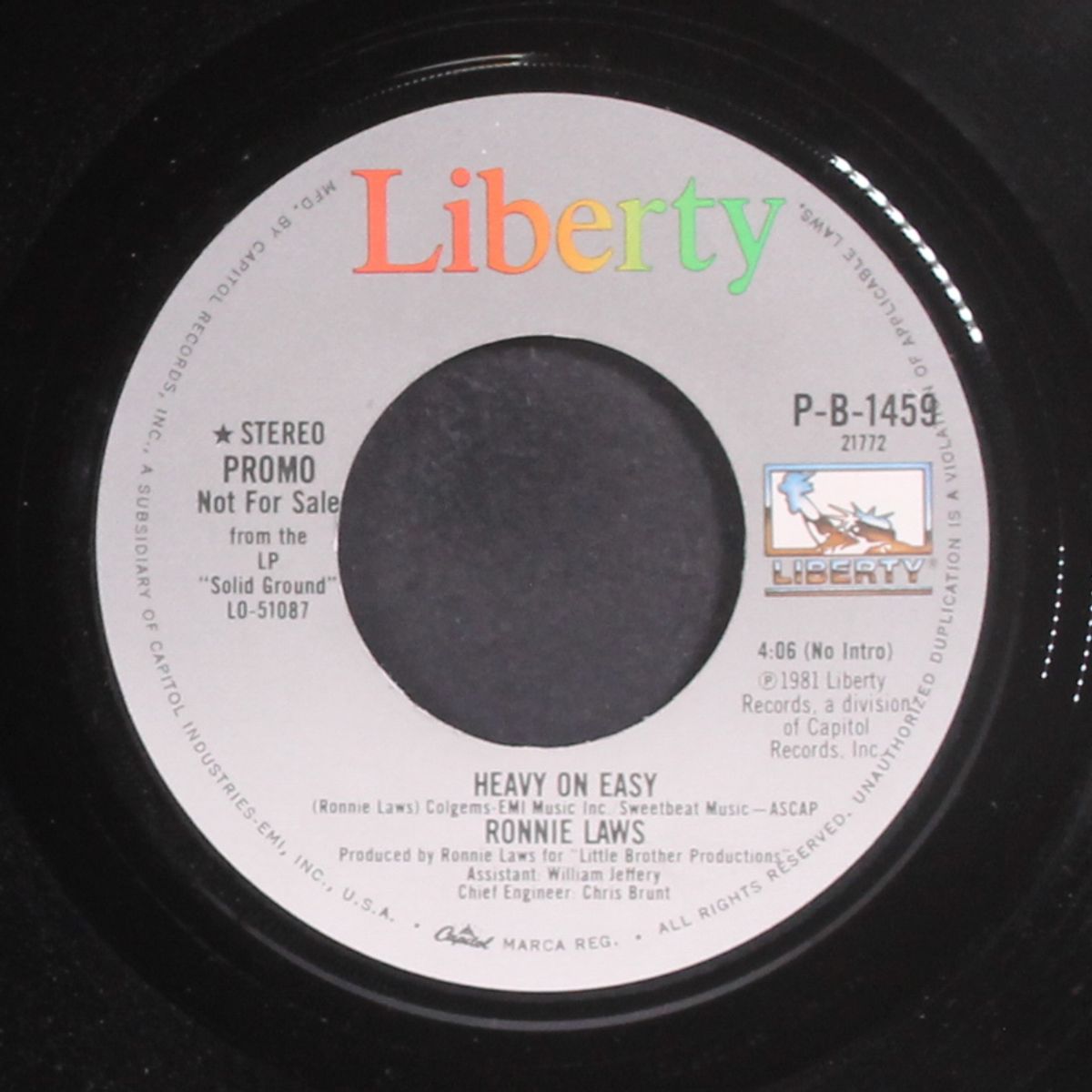 heavy on easy / same by RONNIE LAWS