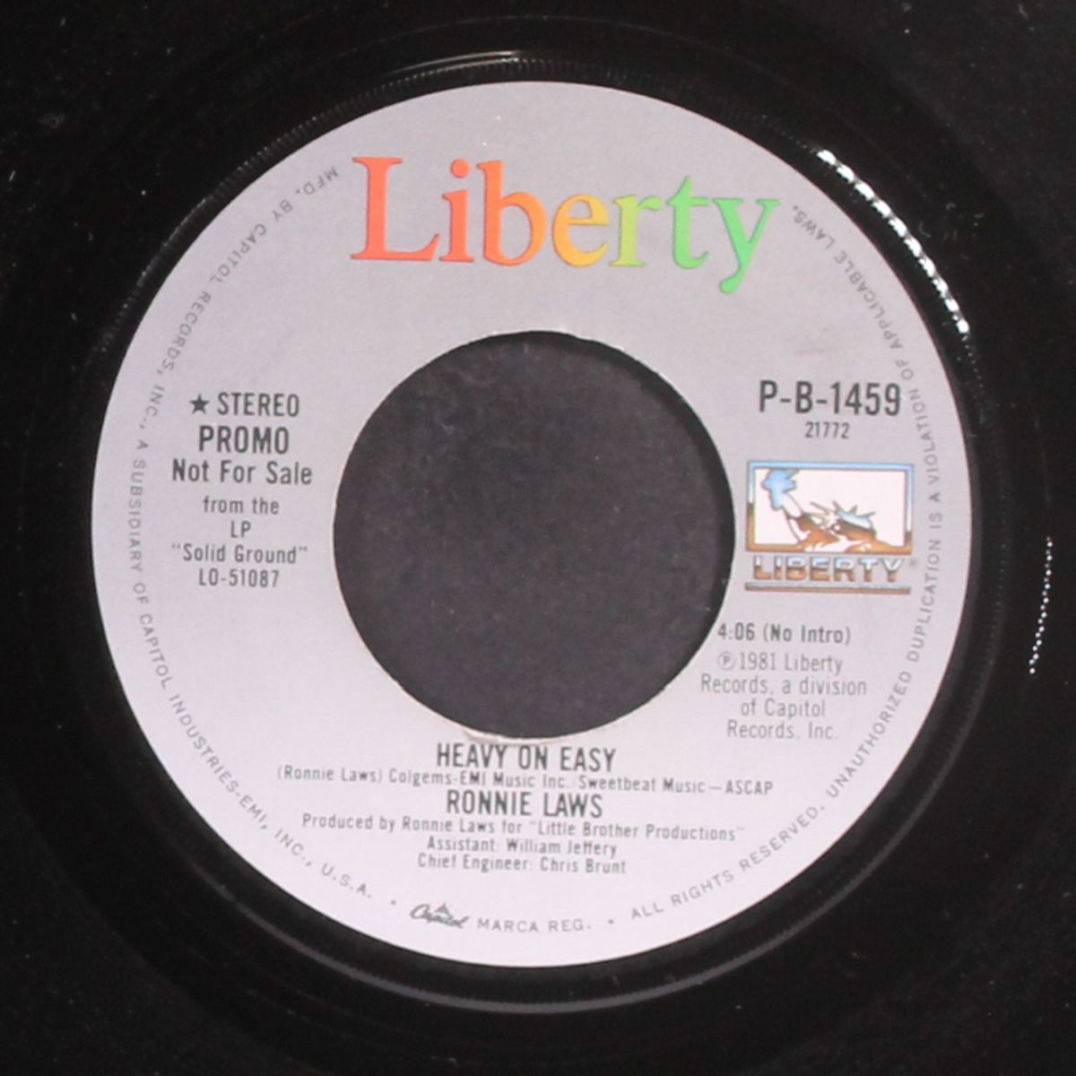 heavy on easy / same by RONNIE LAWS
