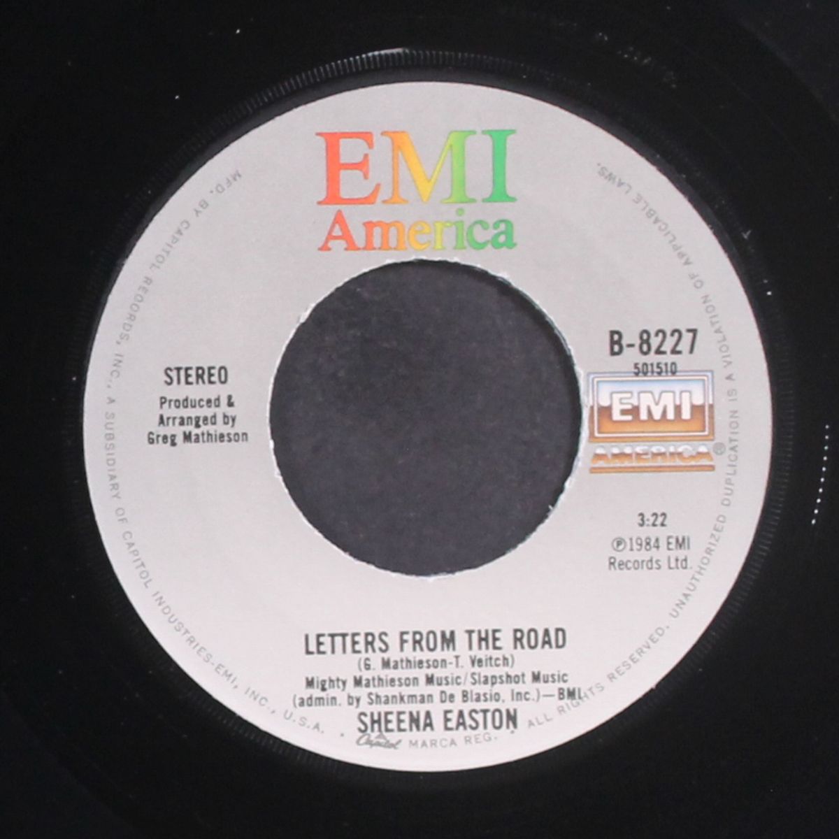 strut / letters from the road by SHEENA EASTON