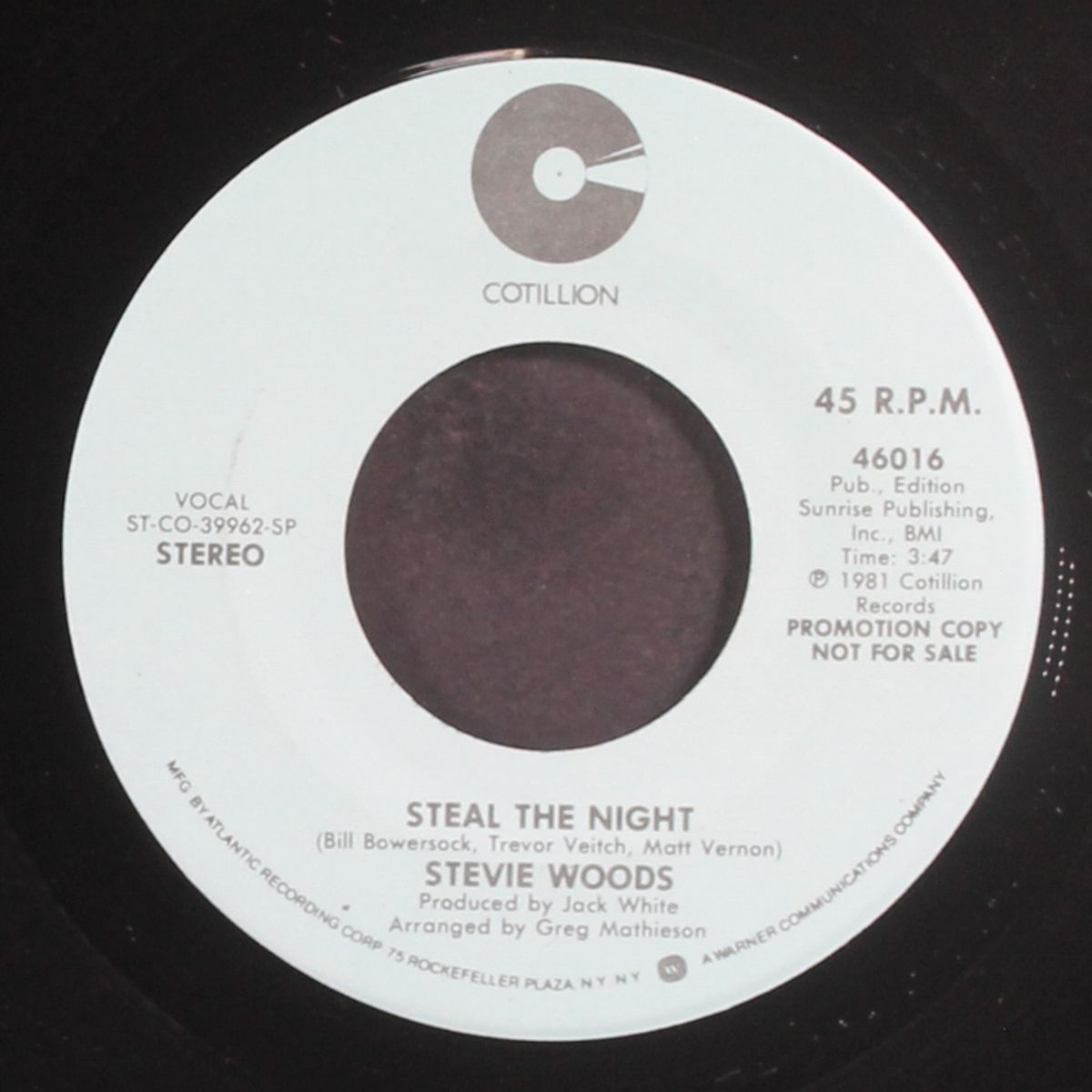 steal the night / mono by STEVIE WOODS