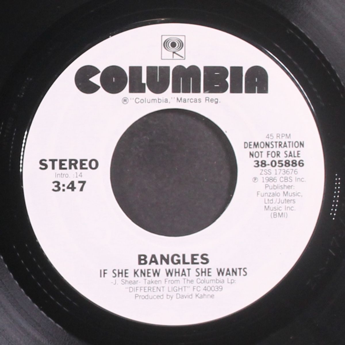 if she knew what she wants / not like you by BANGLES