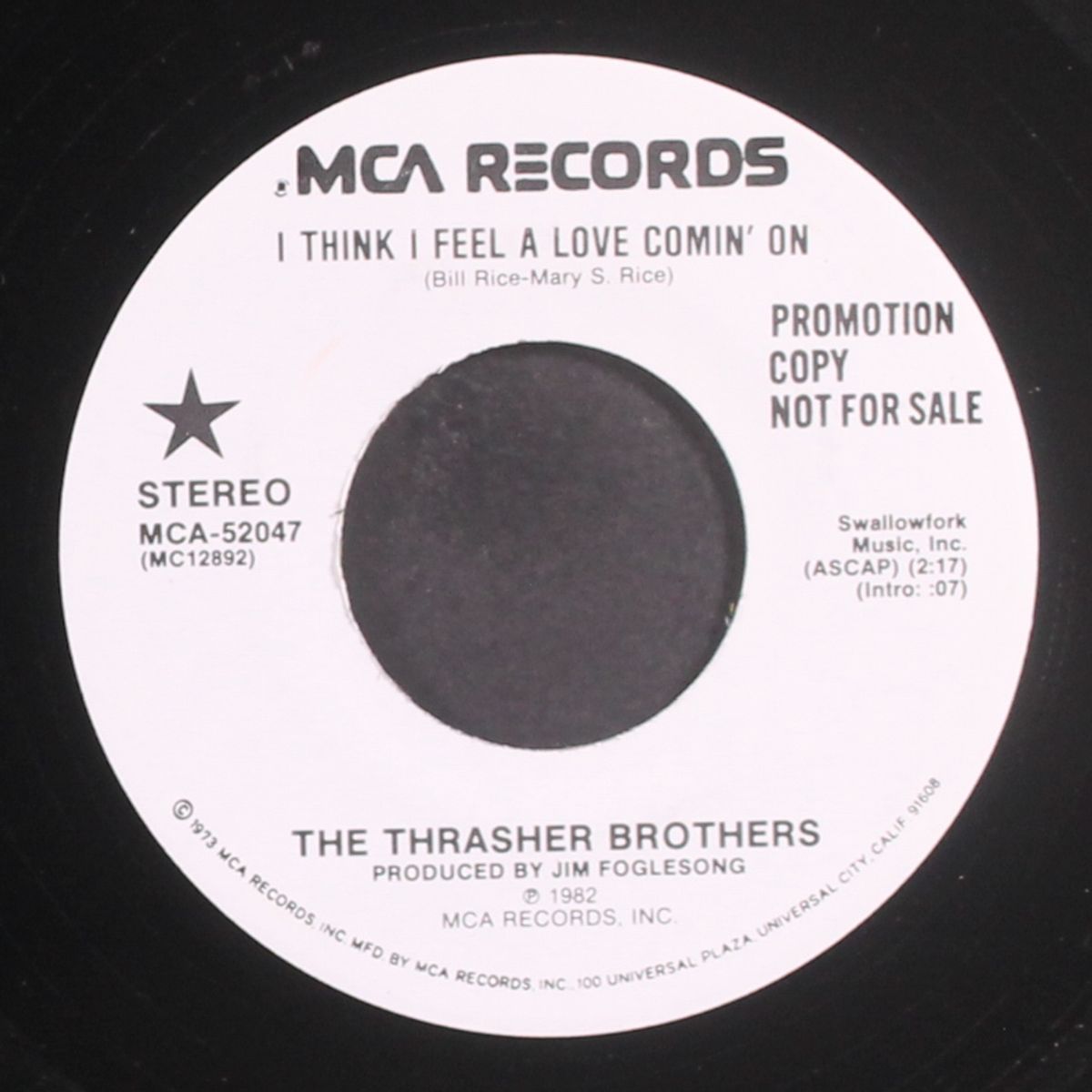i think i feel a love comin' on / same by THRASHER BROTHERS