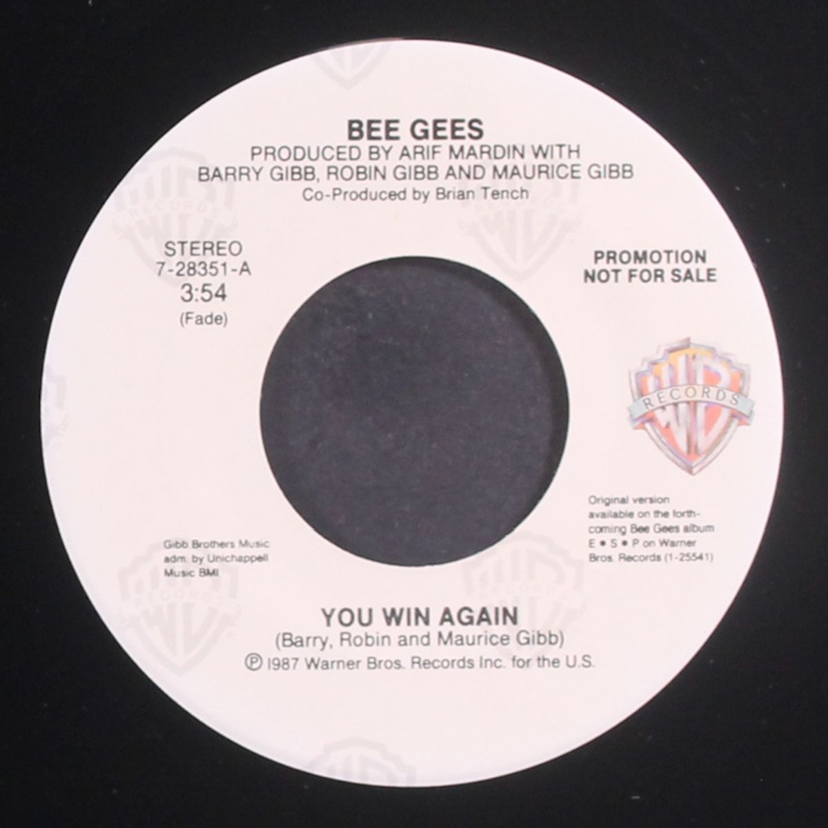 you win again / same by BEE GEES