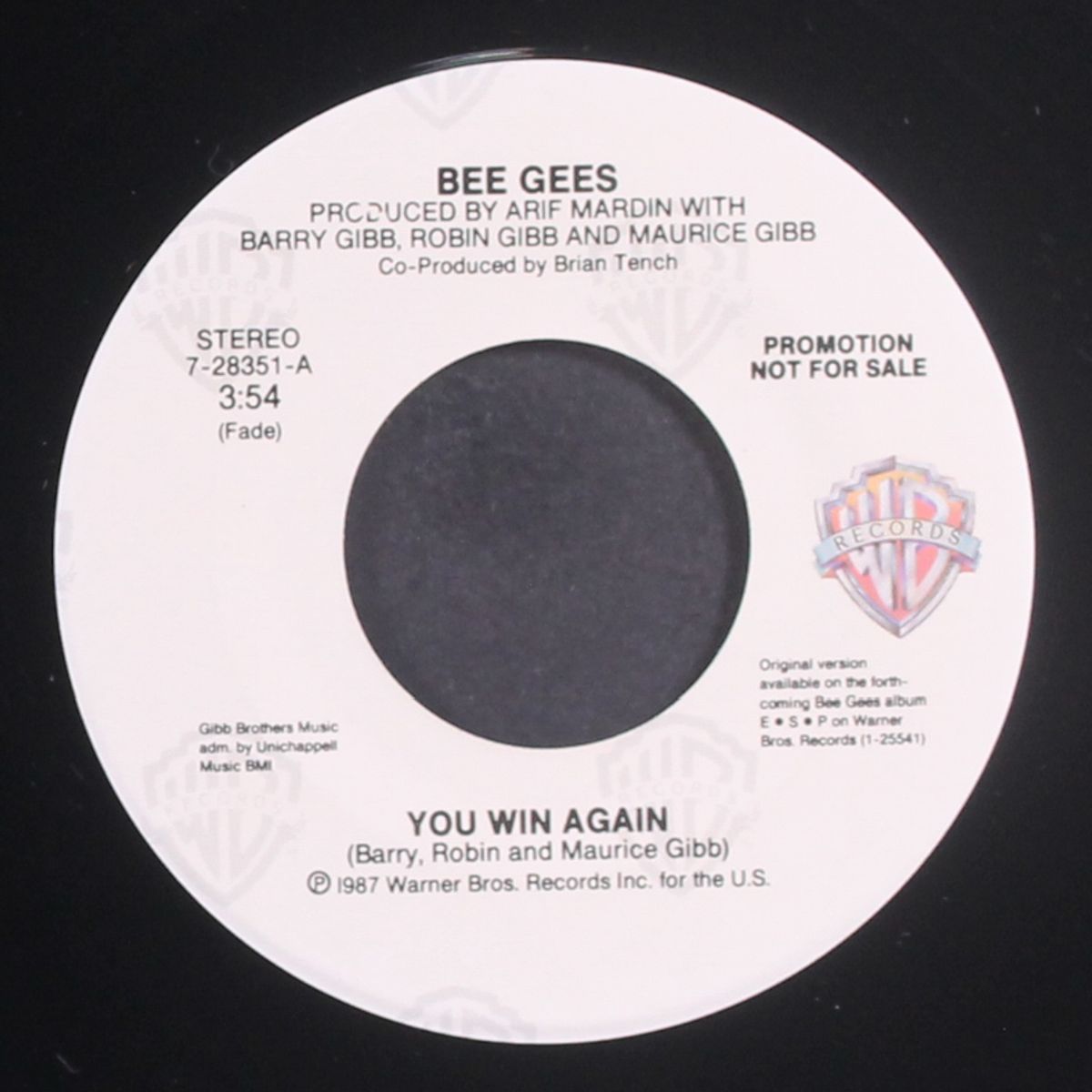 you win again / same by BEE GEES