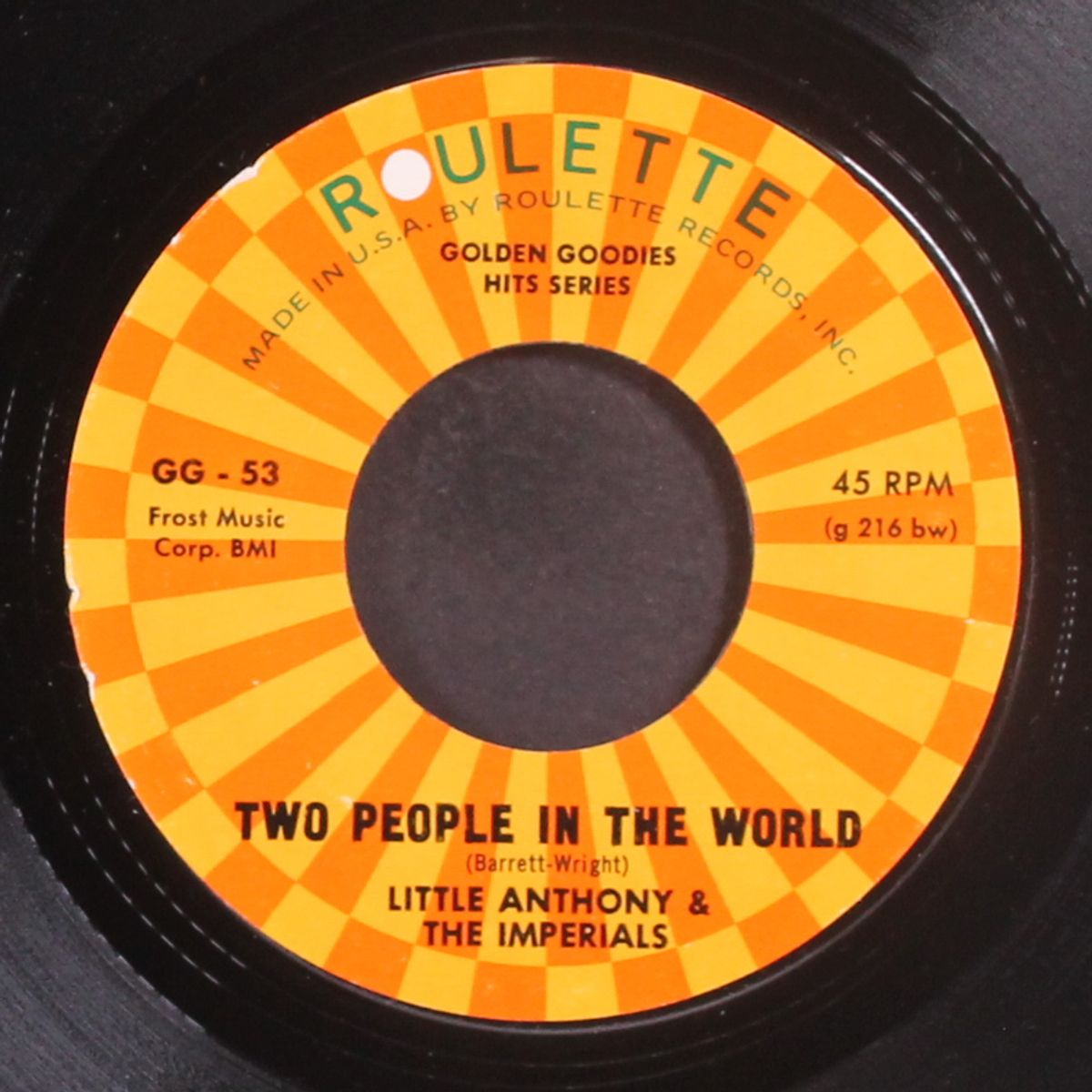 two people in the world / wishful thinking by LITTLE ANTHONY & IMPERIALS