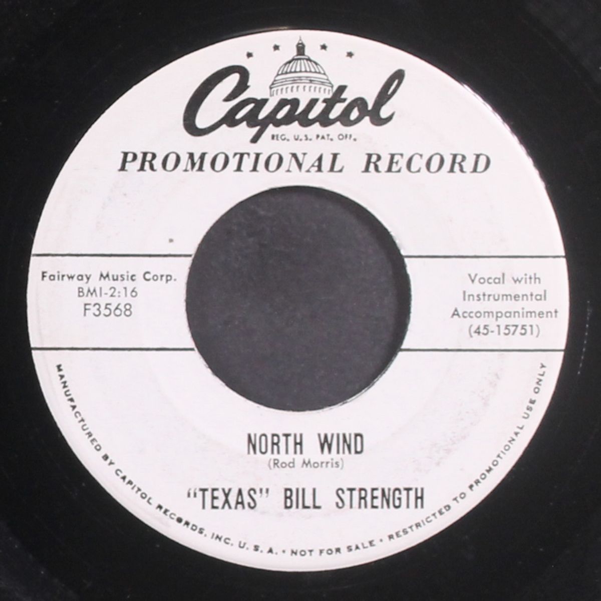 north wind by 'TEXAS' BILL STRENGTH