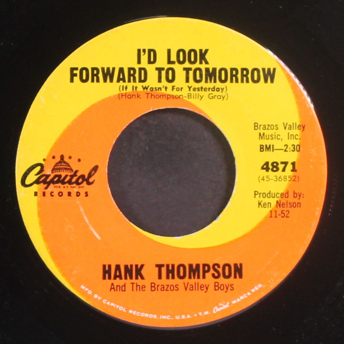 honky tonk town by HANK THOMPSON