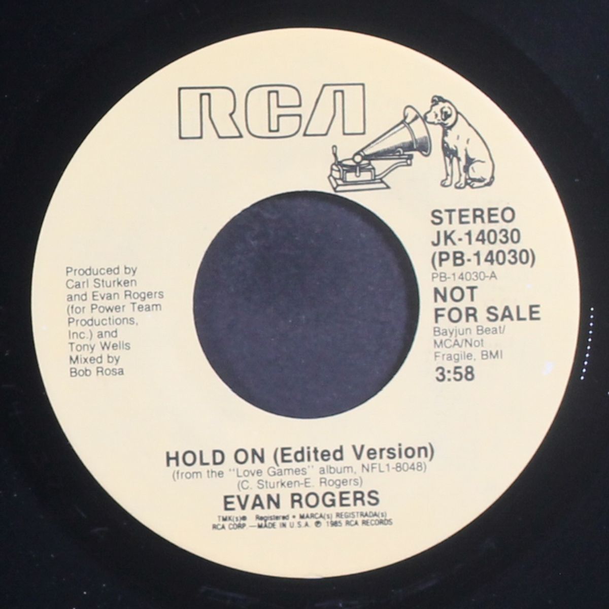 hold on / same by EVAN ROGERS