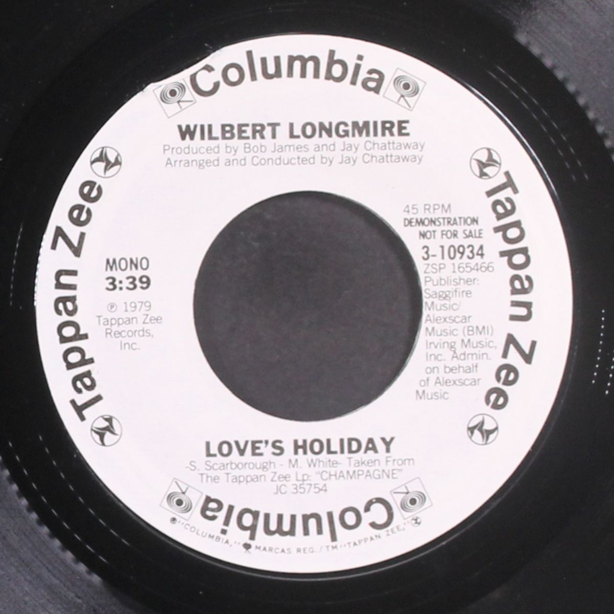 love's holiday / mono by WILBERT LONGMIRE