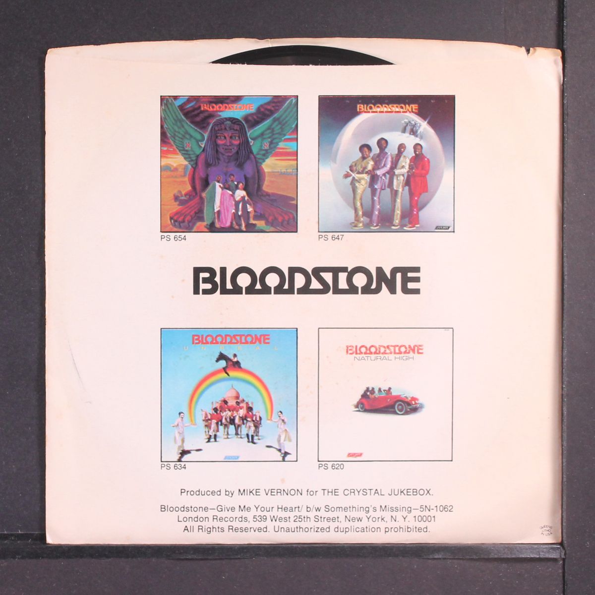 give me your heart / something's missing by BLOODSTONE
