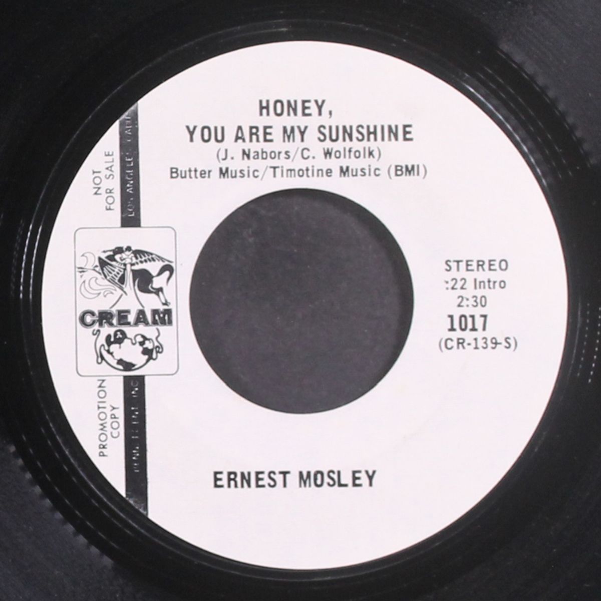 honey, you are my sunshine / mono by ERNEST MOSLEY