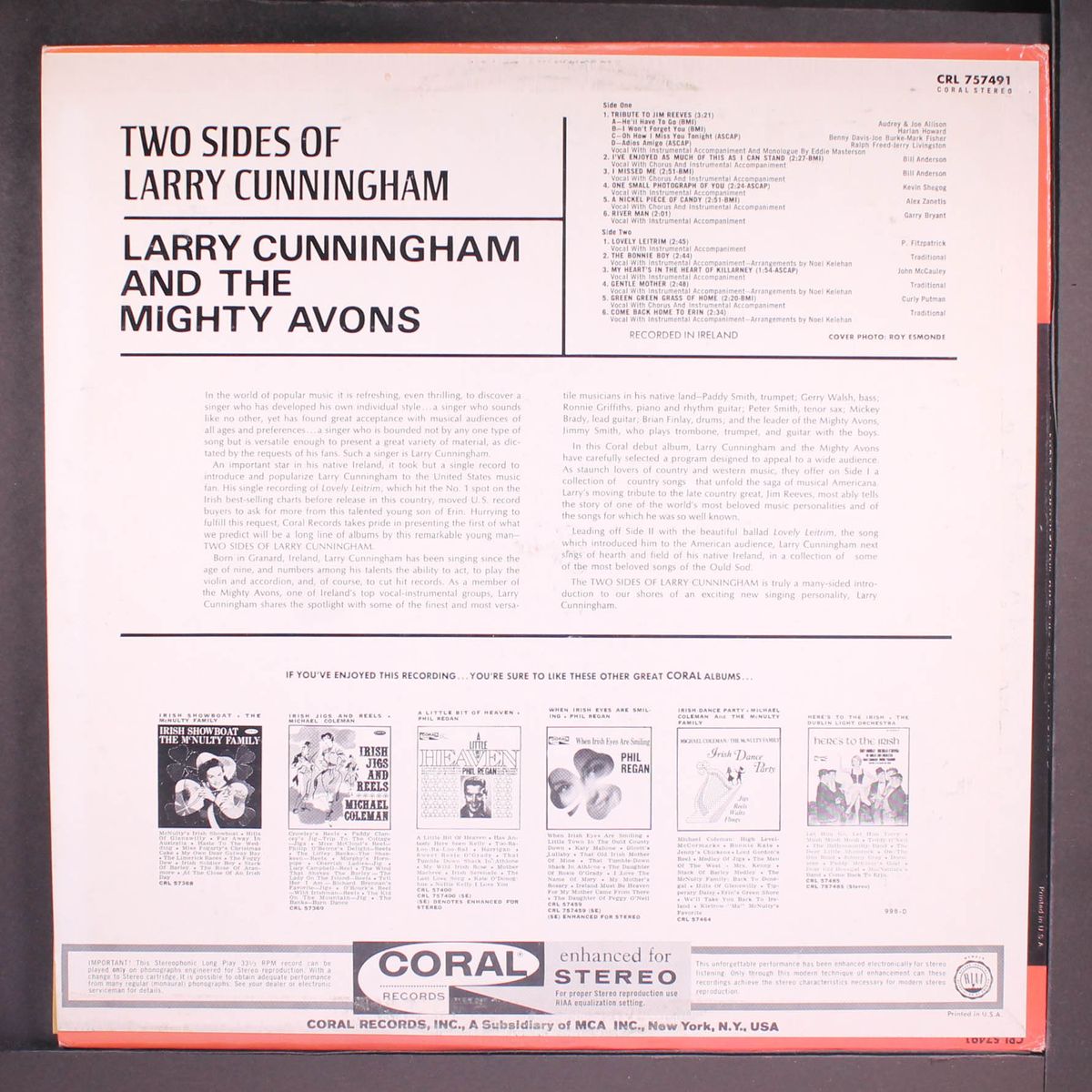 two sides of by LARRY CUNNINGHAM