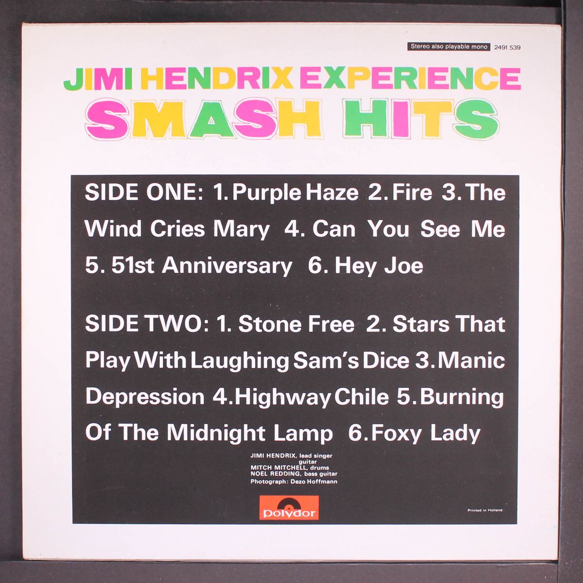 smash hits by JIMI HENDRIX EXPERIENCE