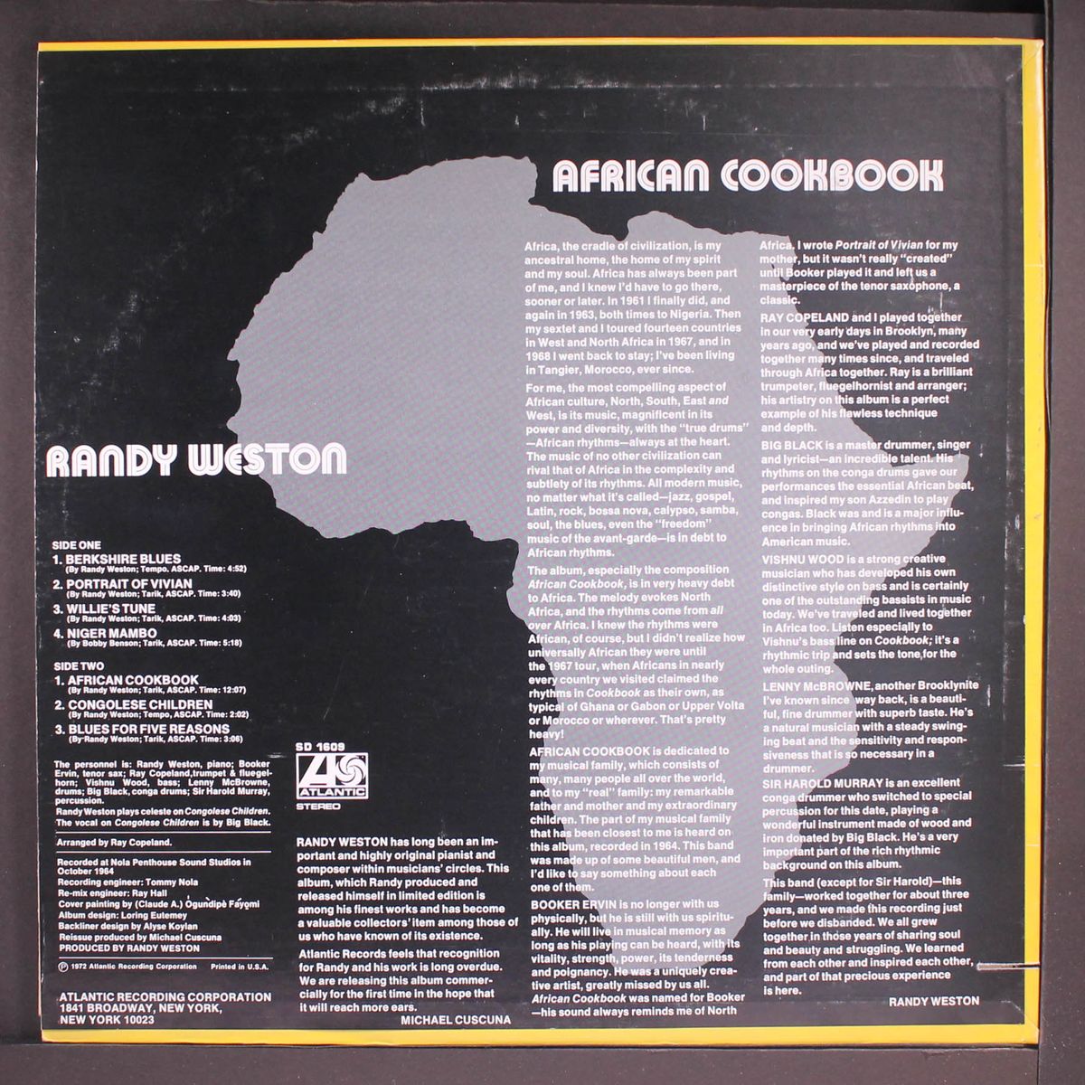 african cookbook by RANDY WESTON
