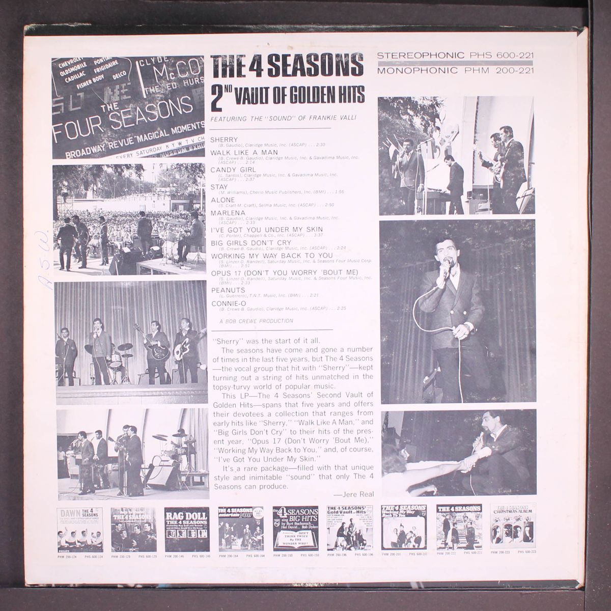 2nd vault of golden hits by FOUR SEASONS