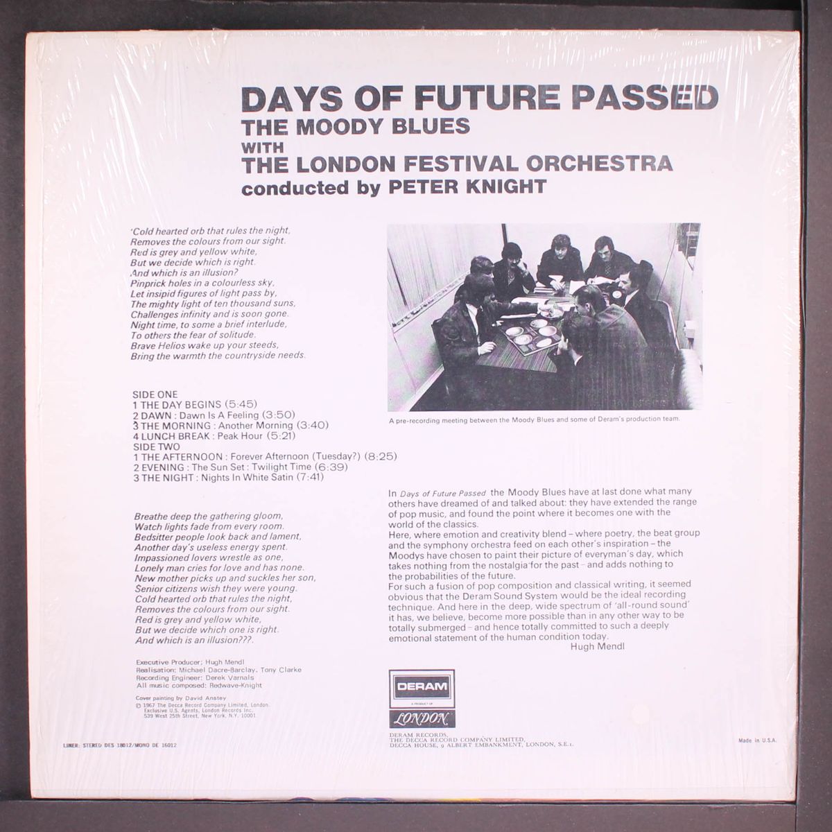 days of future passed by MOODY BLUES