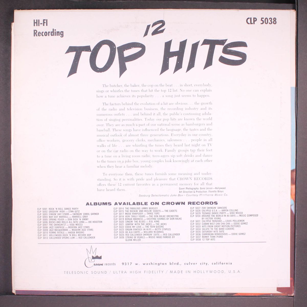 12 top hits by VARIOUS