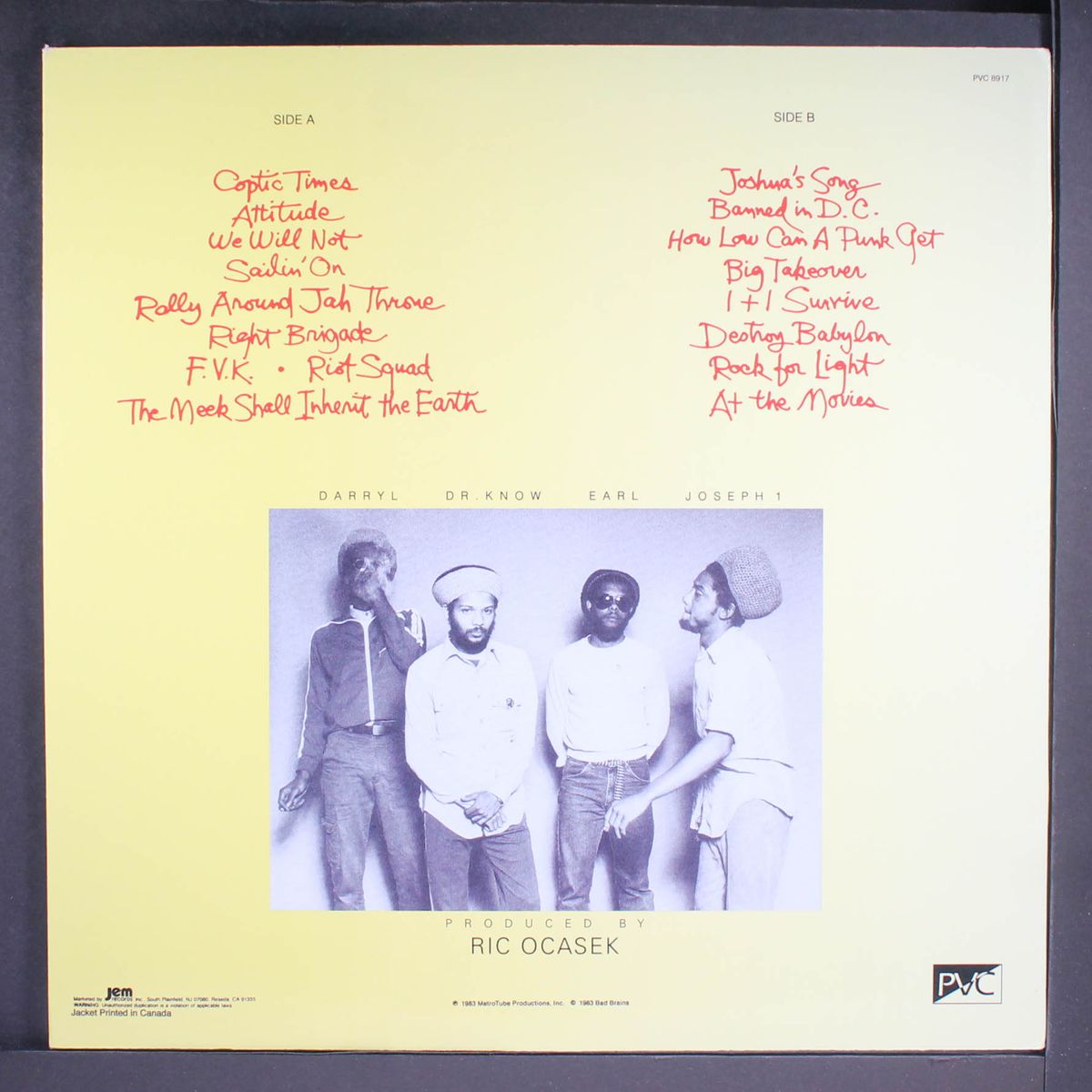 rock for light by BAD BRAINS