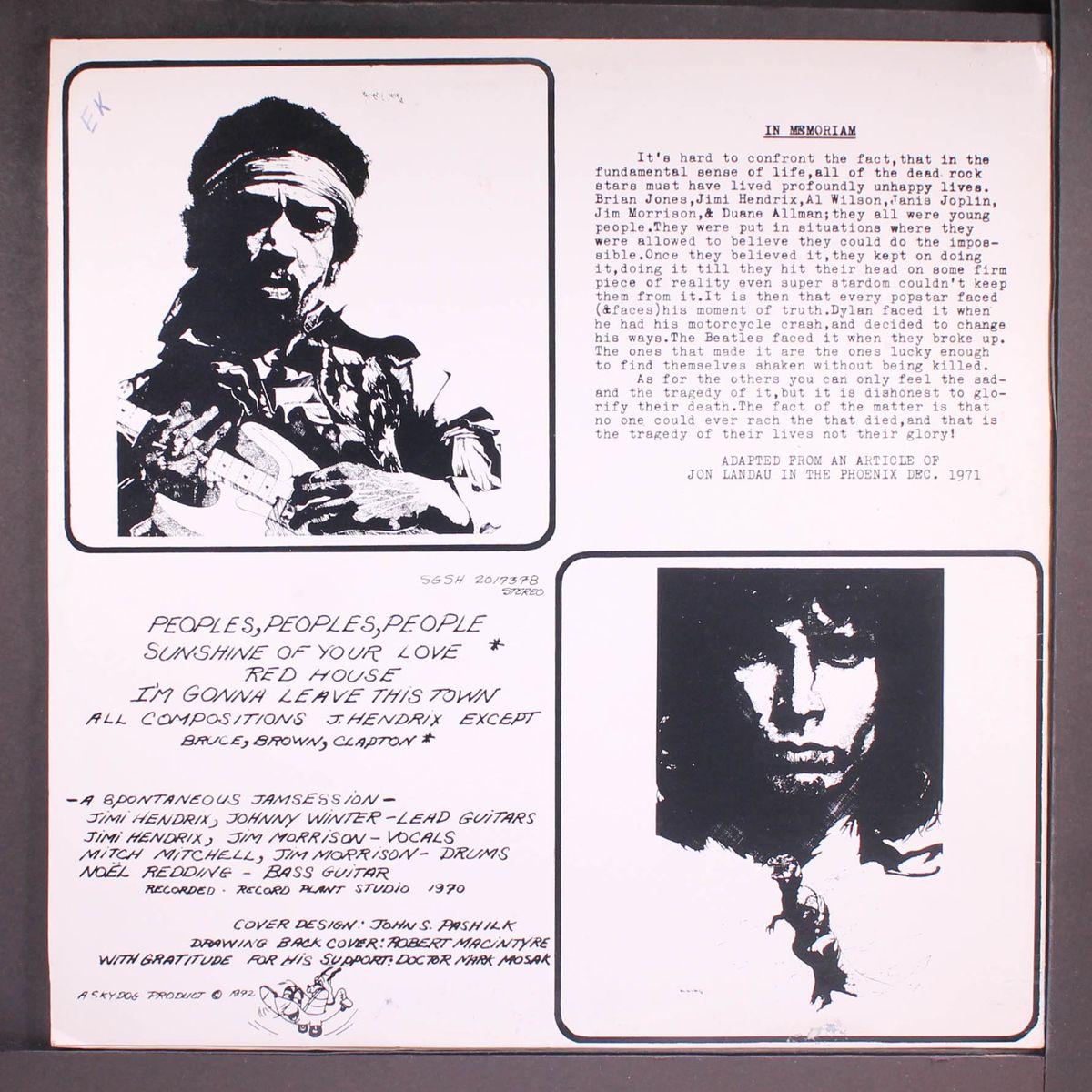 sky high by JIMI HENDRIX