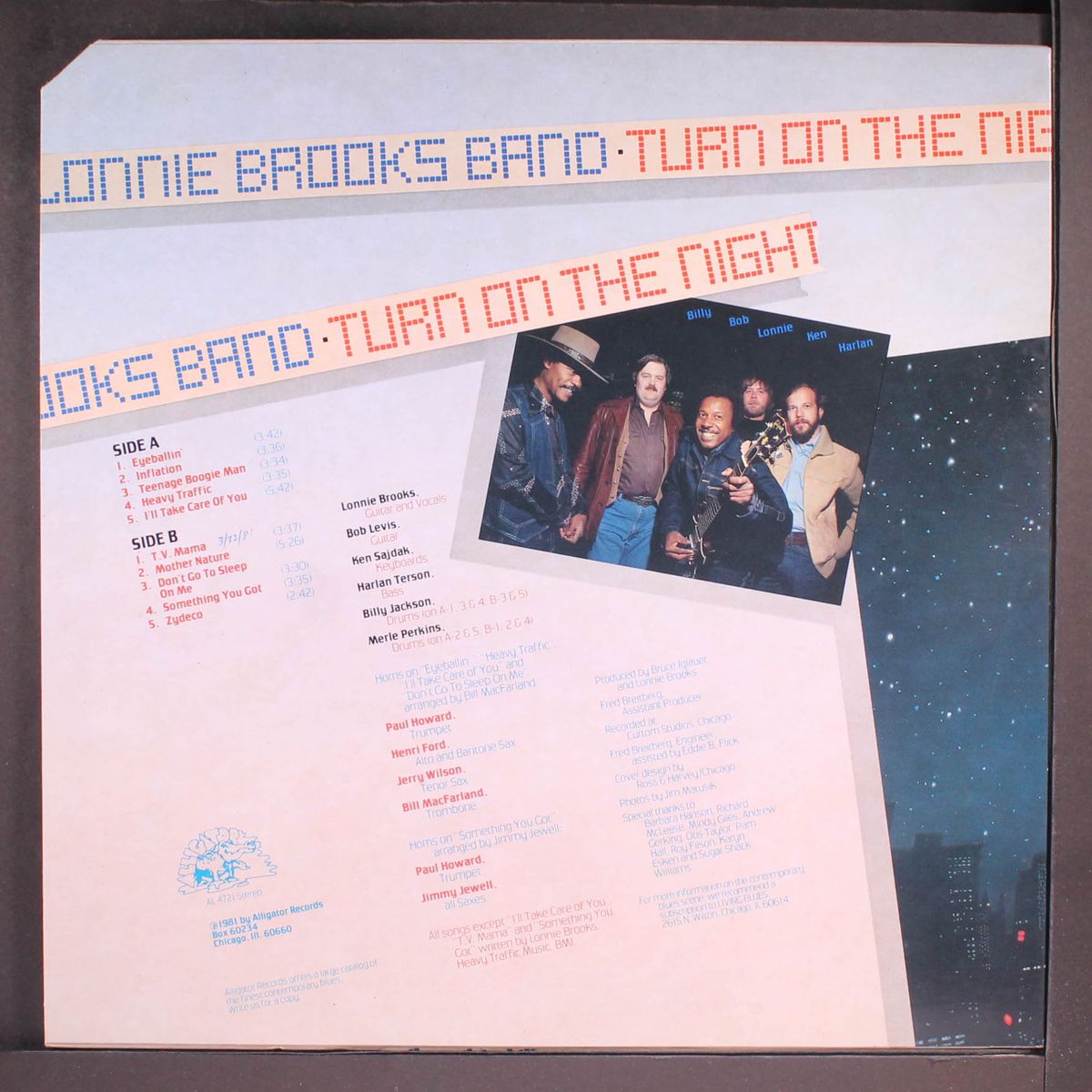 turn on the night by LONNIE BROOKS