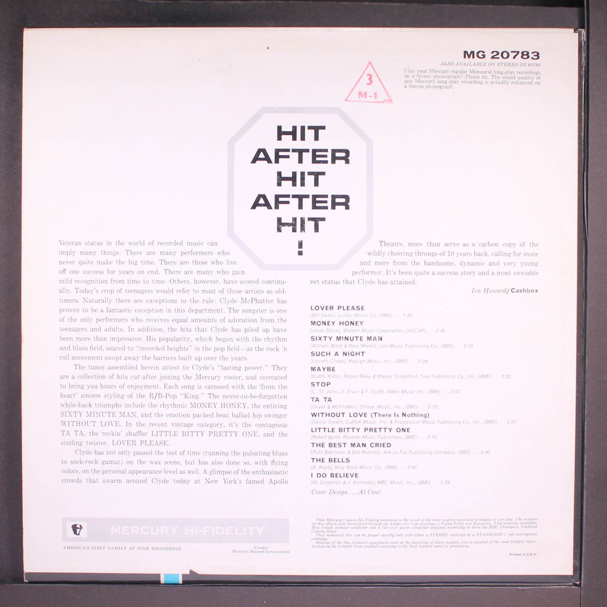 greatest hits by CLYDE MCPHATTER