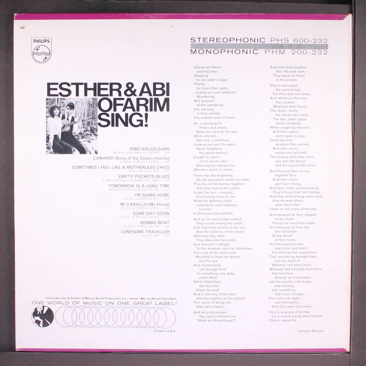 sing! by ESTHER & ABI OFARIM