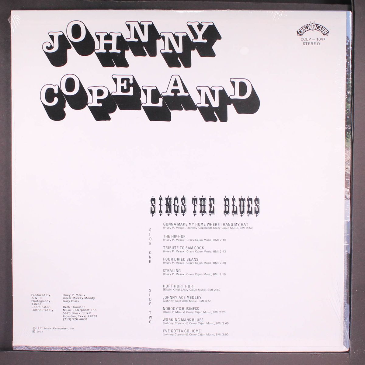 sings the blues by JOHNNY COPELAND
