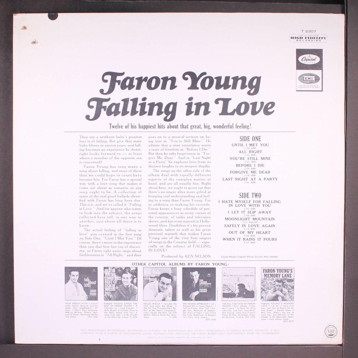 falling in love by FARON YOUNG