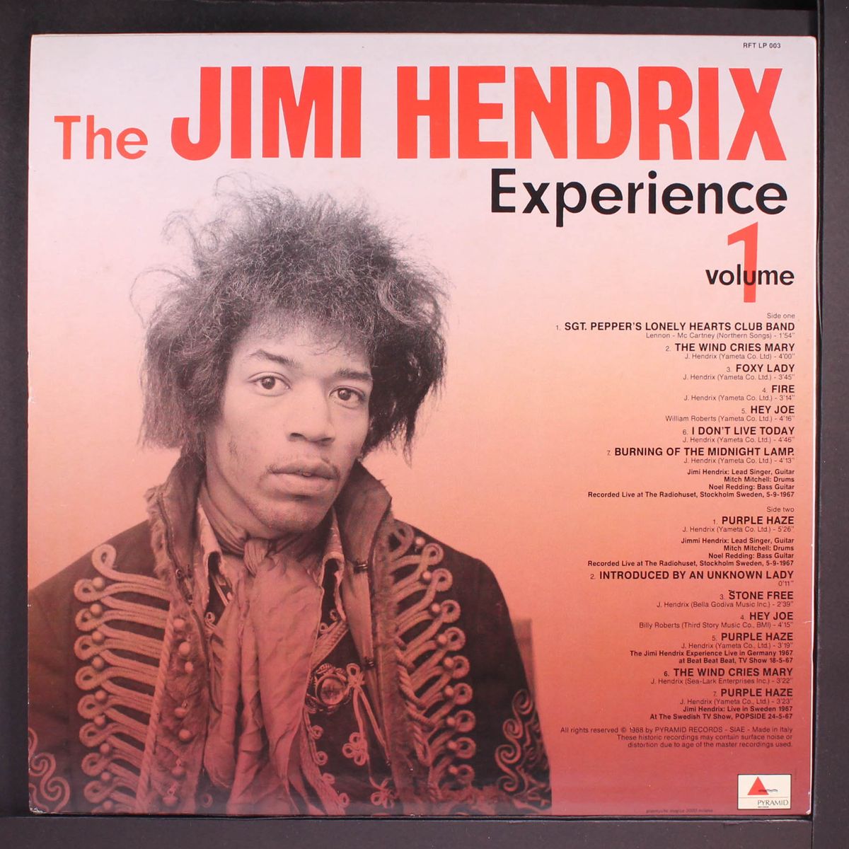 the wild man of pop plays, vol. 1 by JIMI HENDRIX EXPERIENCE