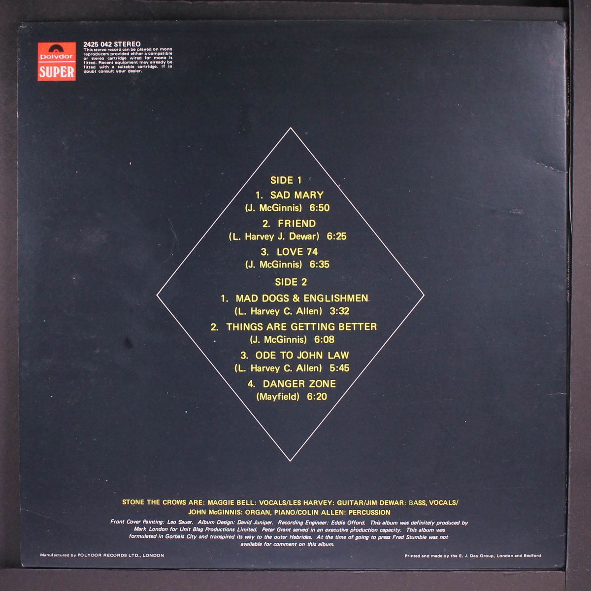 ode to john law by STONE THE CROWS