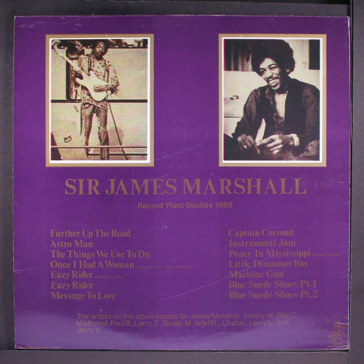 sir james marshall, gypsy on cloud nine by JIMI HENDRIX