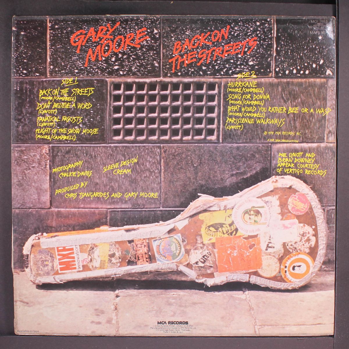 back on the streets by GARY MOORE