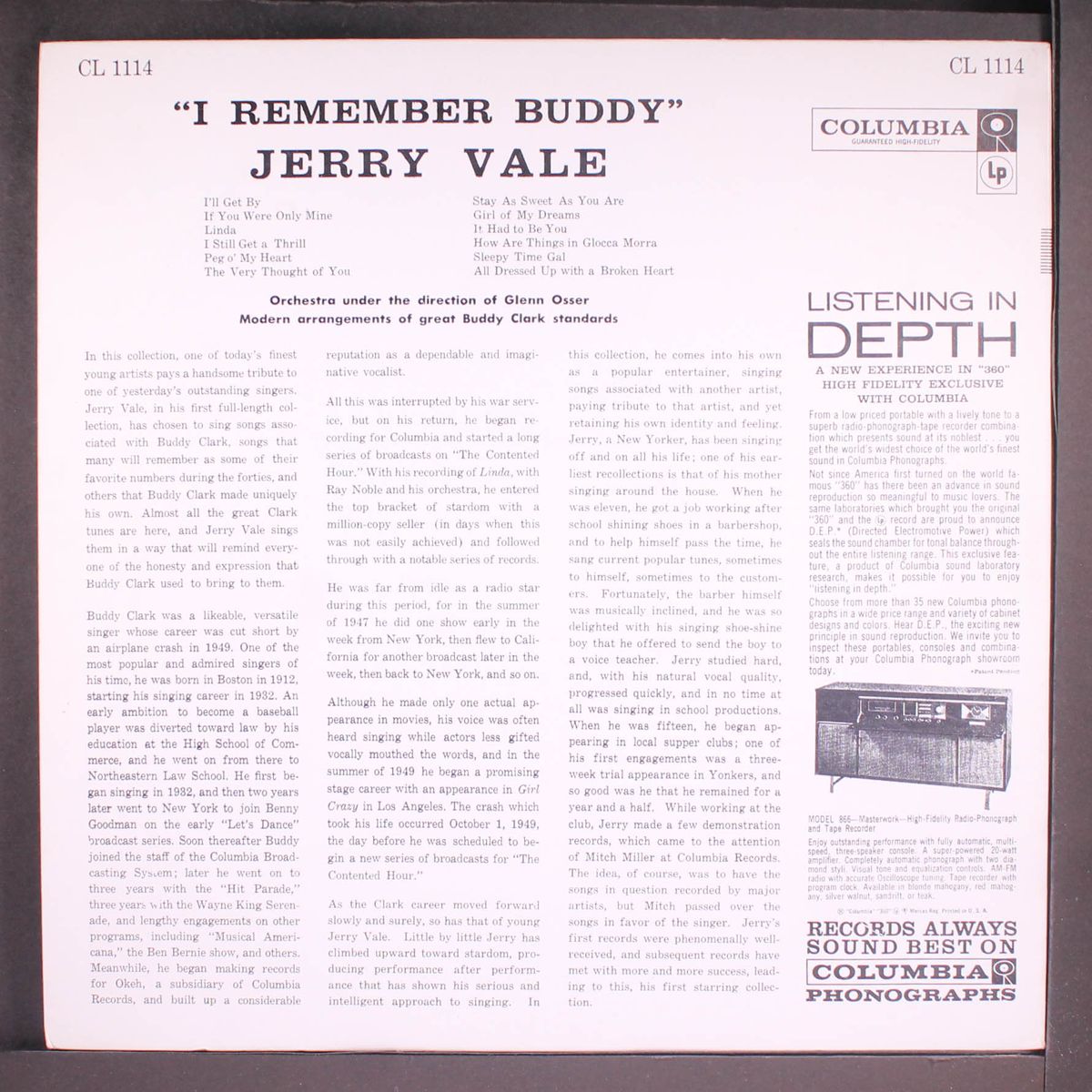 i remember buddy by JERRY VALE