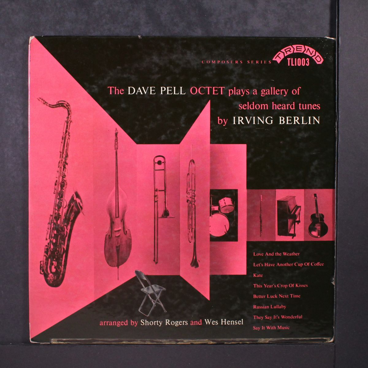 the dave pell octet plays a gallery of seldom heard tunes by irving be by DAVE PELL