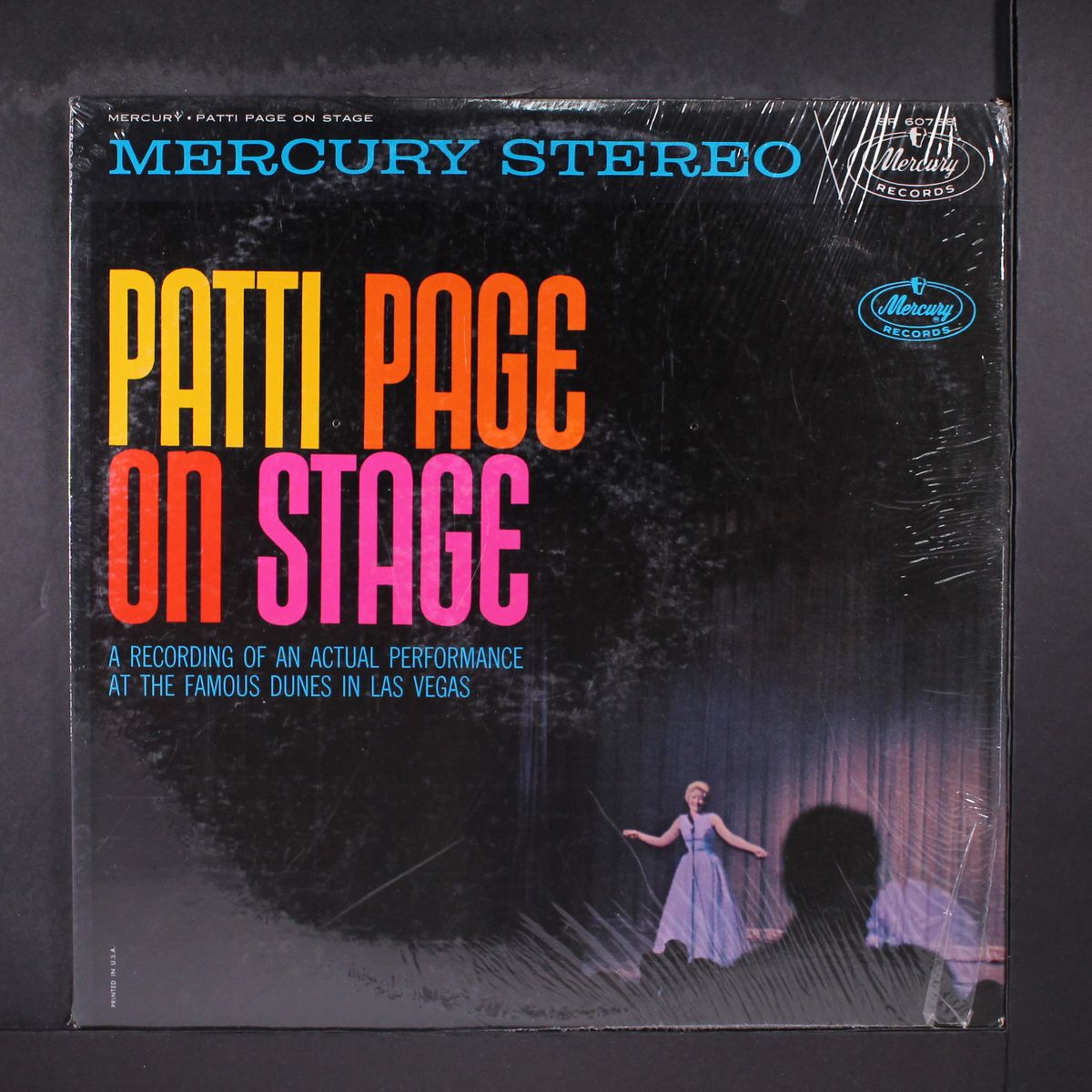 patti page on stage by PATTI PAGE