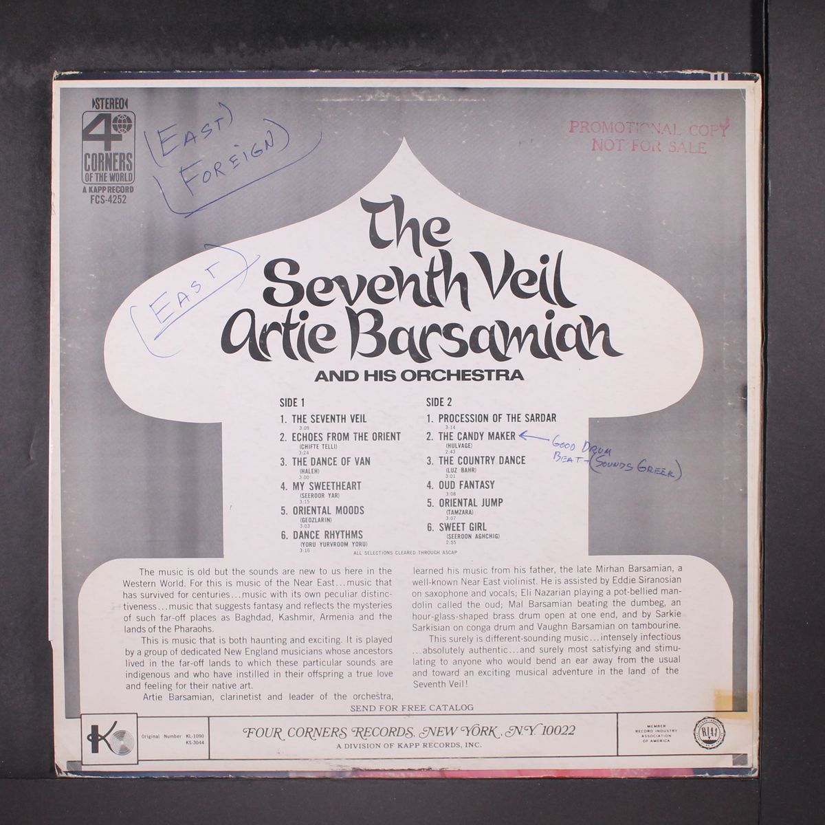 the seventh veil by ARTIE BARSAMIAN