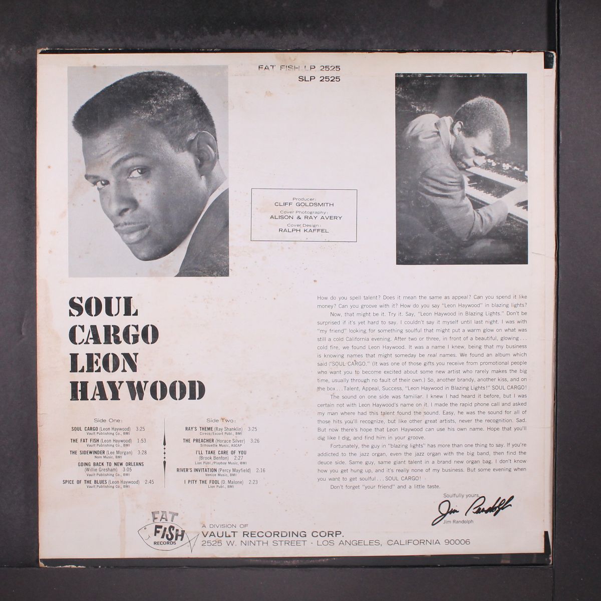 soul cargo by LEON HAYWOOD