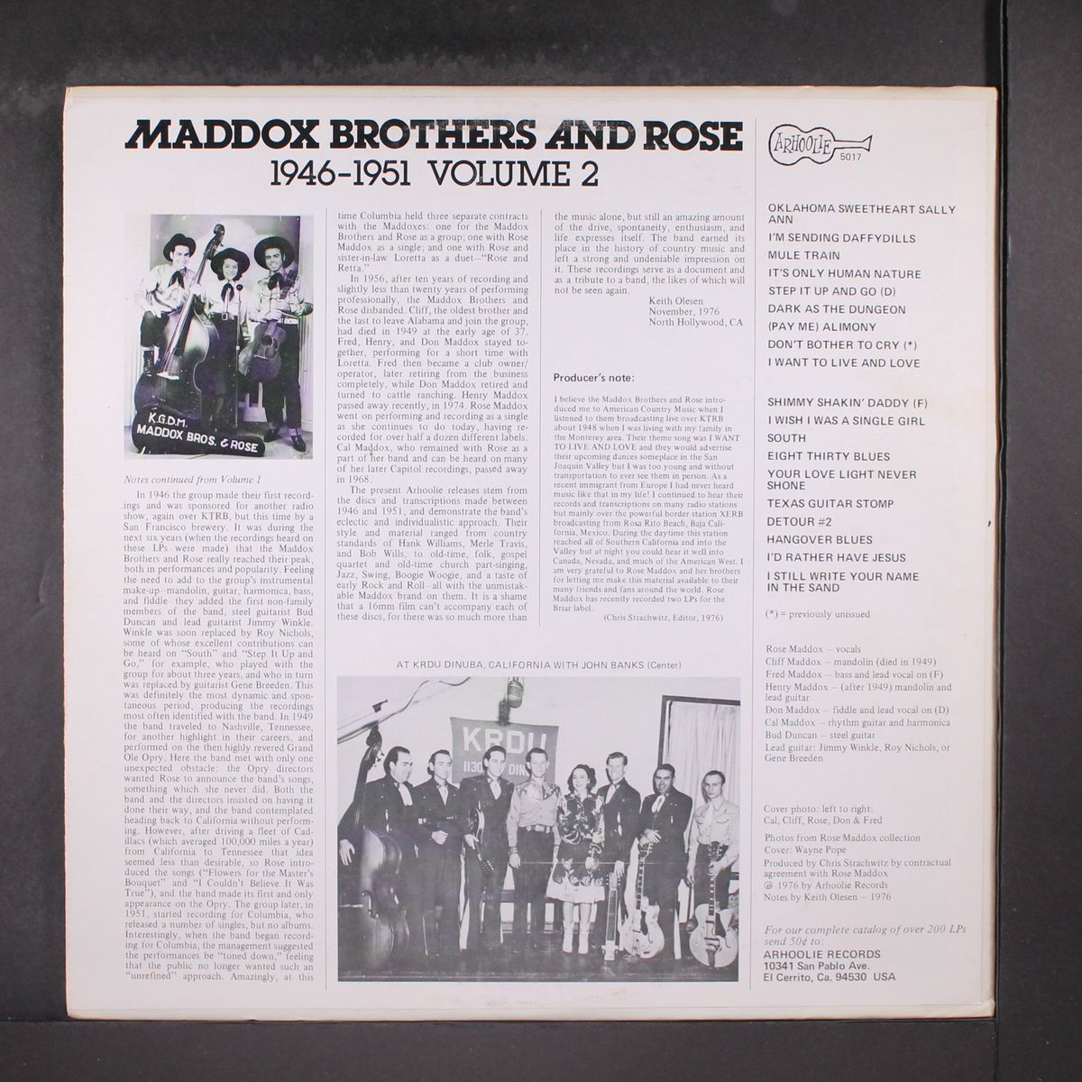 1946-1951, vol. 2 by MADDOX BROTHERS & ROSE