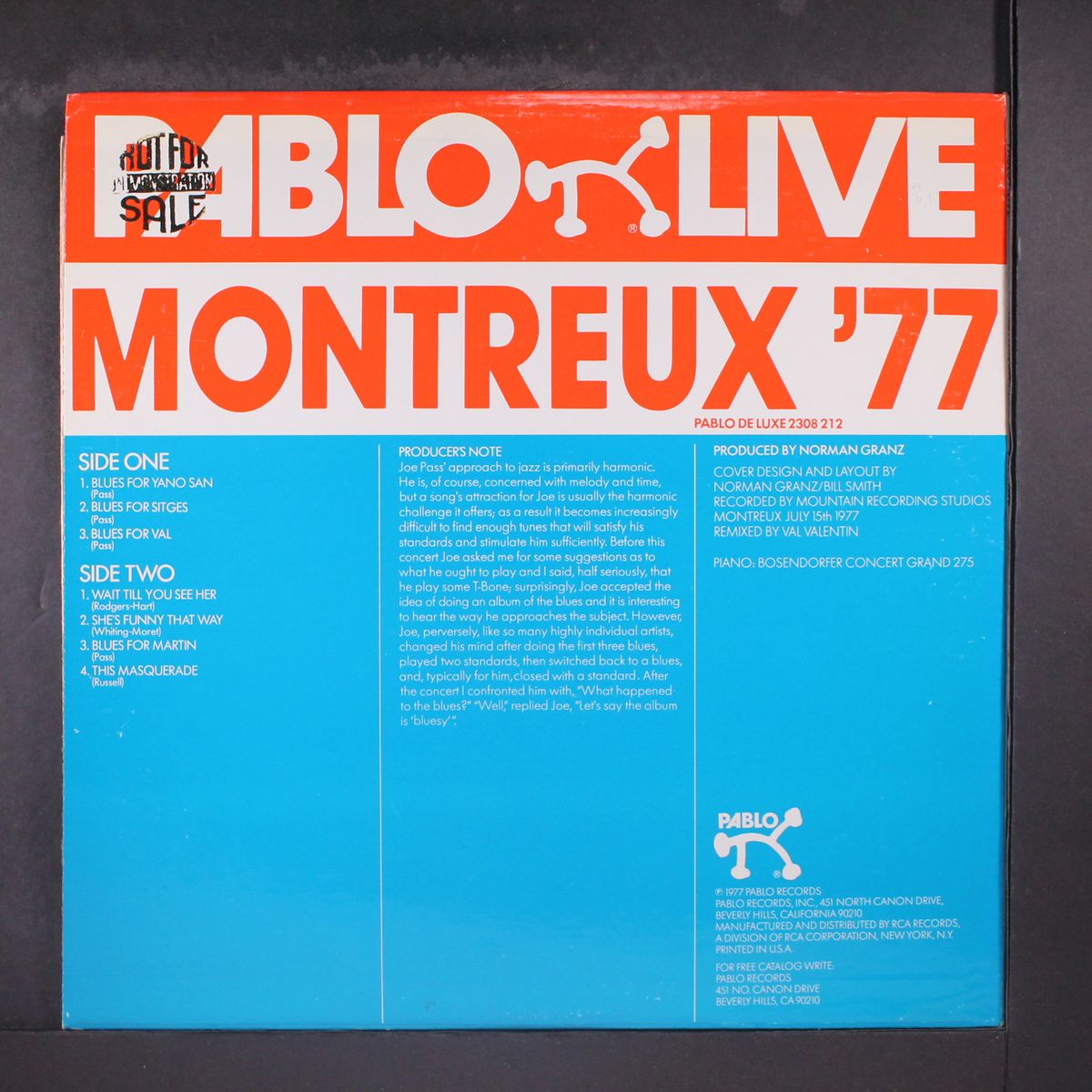 montreux '77 by JOE PASS