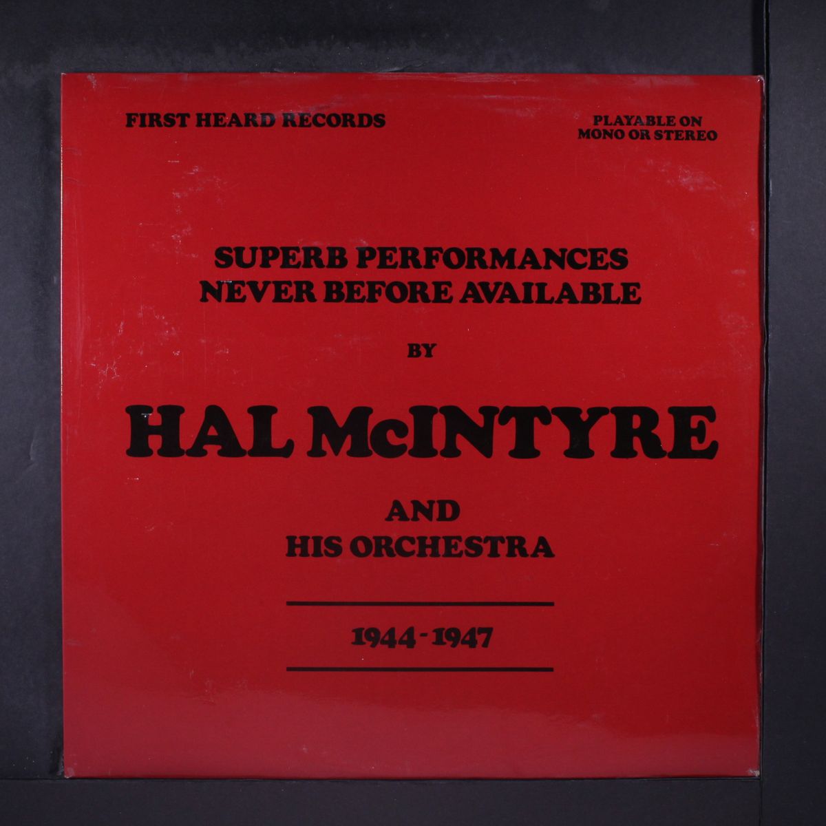 1944-1947 by HAL MCINTYRE