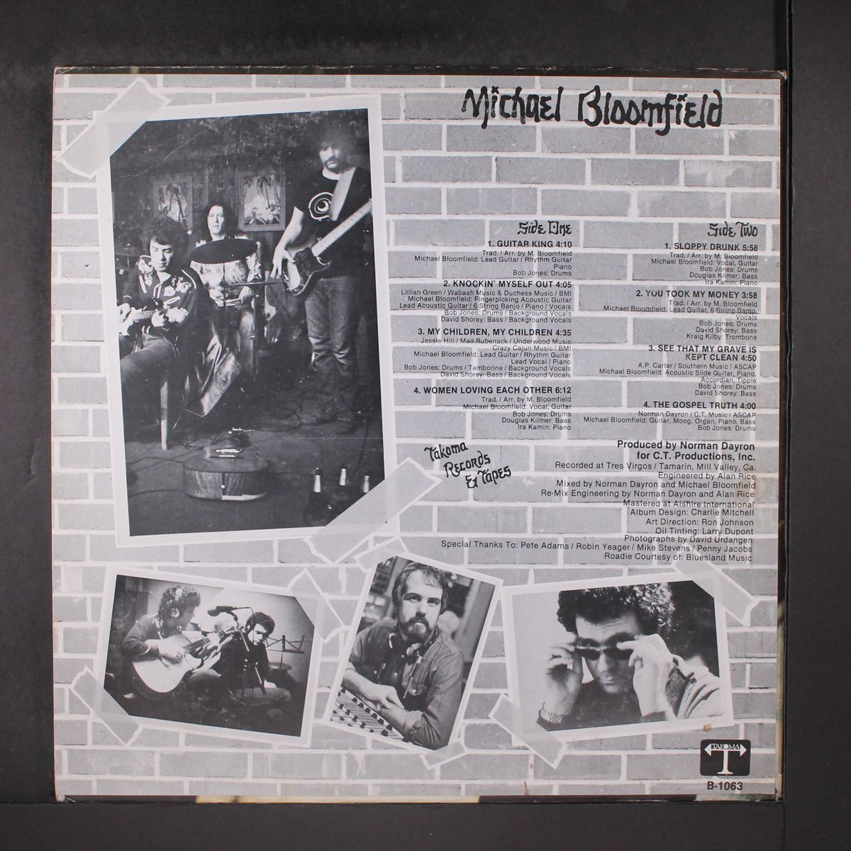 michael bloomfield by MICHAEL BLOOMFIELD